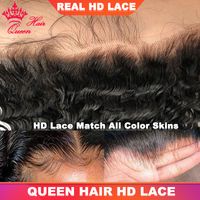 SKINLIKE Real HD Lace Frontal Melt Skins invisibile HD Lace Closure Only Deep Wave 13x6 13x4 Frontal Virgin Human Raw Hair Weave profondo