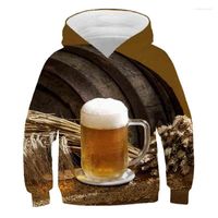 Men' s Hoodies High Quality Print Fresh Beer 3d Pullover...