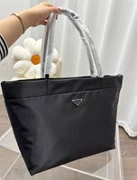 Üst siyah naylon çanta çanta çanta kadınlar için lüks tasarımcılar çanta yüksek kapasiteli bayanlar rahat alışveriş