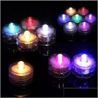 Night Lights Candle Light Lamps Led Submersible Waterproof T...