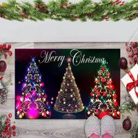 Decorazioni natalizie 2023 tappeto da esterno portiere di santa decorazione per ornamenti per la casa navidad deco noel regalo