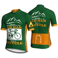 Giacche da corsa uomini in bicicletta per bicchieri a maniche corte mtb jersey camicia da bici da bici da discesa indossare protezione sportiva crossrock green tops