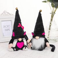 Decorazione per feste gnomo nero svedese tomte gnomi decorazioni da collezione figurine da collezione peluche elfo scandinavo primavera estate domestica
