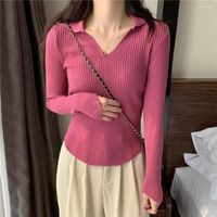 Women' s Sweaters Casual Knitted Sweater Pullover Basic ...