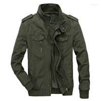 Jackets para hombres Hombres militares y abrigos bombardero jaqueta masculina chaqueta casual algodón de otoño más sudores