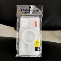 Transparent Clear Magnetic Case Sockproof Telefonfodral för iPhone 14 13 12 11 Pro Max Mini XR XS X 8 7 Plus Kompatibel Magsafe -laddare