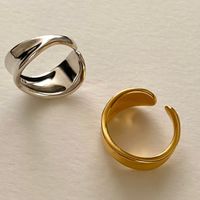925 Sterling Silver Open Size Rings Wide Fine Jewelry Geomet...