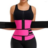 Formas para mujeres para mujer doble cintura neopreno sudor entrenador corsé corset cinturón