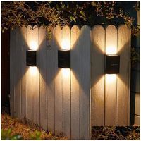 Cuerdas LED Lámparas solares Ligeras de la cubierta de la cerca al aire libre Muro mático impermeable Muro decorativo para el patio de jardín Patio Drop entrega DHG7C