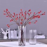 Kwiaty dekoracyjne 100 cm Wysokiej jakości sztuczne rośliny czerwone kangury plastikowe sztuczne majsterkowanie stoli