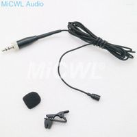 Microfones Tie Clip-On Lavalier Microphone For G3 G4 Wireless 3,5 mm Lock Black