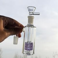 5.1 pulgadas de vidrio Cabcha de cenizas de 18 mm Accesorios para fumar 14 mm de cenizas de vidrio Collector de humo Bubbly para Dab Bong