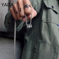 Pendant Necklaces YADA Six- character Mantra Charms Can Turne...