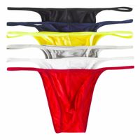 Underbyxor 6st/parti Mens Boror Sexig modal underkläder andningsbar penispåse g-strängar homme trosor bikini thongs mäns underkläder