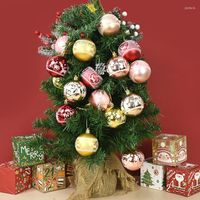 Dekoracja imprezy 9pcs kulki świąteczne ozdoby drzewa kulki świąteczne wiszące wisiorki 2023 Navidad Year Gifts Home
