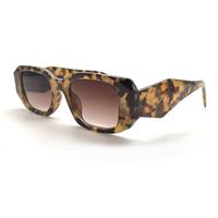 Leopard grain retro sunglasses protective eyewear Fashion De...