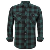Camicie casual maschile per camicie da uomo in flanella da uomo primaverile autunno maschio regolare camicie a maniche lunghe per USA Size S M L XL 2xl 230303