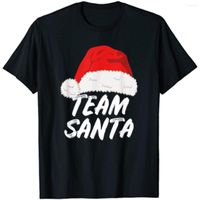 Herren T-Shirts Team Santa Claus Weihnachtsferien T-Shirt
