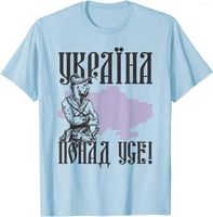 Erkek Tişörtleri Ukrayna Ukraynalılar Ukraynalı Kiev Taysub Bayrak T-Shirt Kısa Kollu Pamuk Pamuk O boyun yaz