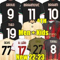 AC Milan 20 21 Ибрагимович Главная Футбол Джерси Вратарь GK 2020 2021 Выезд Третья Футбольная Рубашка Взрослые Мужчины + Детский Комплект