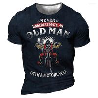 Camisetas para hombres Camiseta de motocicleta de verano para hombres motores motociclista 3d estampado vintage sangewe shrew man tee camiseta homme moto racing camiseta