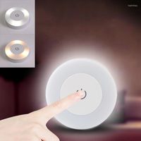 Veilleuses Portable LED Capteur Lumière Smart Base Magnétique Applique Murale Cercle Gradation Doux
