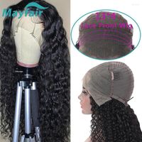 Mayfair 13x4 Lace Wig Frontal Wig Deep Human Hair Wigs 4x4 Fechamento para mulheres suíças brasileiras de não remesas