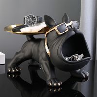Decorative Objects Figurines Resin Dog Statue Living Room De...