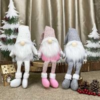 Decorazioni natalizie bambola senza volto Merry per la casa Cristmas Ornament Na naviga Navidad Natal Anno