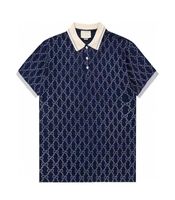 Дизайнерская мода Top Business Clothing Polo Hugo логотип вышитый воротник детали для рубашки с коротким рукавом мужская многоцветная многоцвета