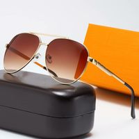 Occhiali da sole designer occhiali da sole di lusso 0054 Brand Fashion per donna Rettangolo di vetro Guida Uv400 Adumbral con scatola a 7 colori di alta qualità