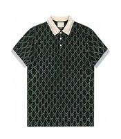 23ss de créateurs Stripe Polo T-shirts Polos Snake Bee Floral Mens High Street Fashion Horse Polo Luxury T-shirt