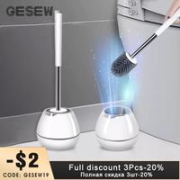 Toilet Brushes Holders GESEW Toilet Brush Household Cleaning...