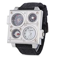 Montre-bracelets Cool Quartz Watch Men Men Bracelet Bracelet Dual Casual Dual Faculation Faling Military Relogie Masculino Sports Clock