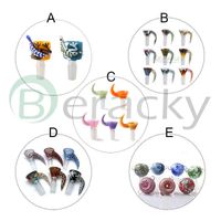 5 Styles Wig Wag Lizard Glass Smoking Bowl US Color 14mm 18m...
