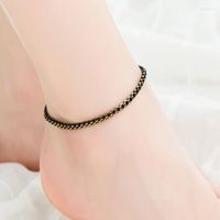 Anklets Fashion Gold Women Simple Multilayer Chain Summer Sa...