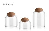 Jarra de vidro de cortiça de bola chumbo garrafa de armazenamento de café selado com especiarias transparentes jarra de cortiça armazenamento de garrafa pode grãos recipiente 2103311280112
