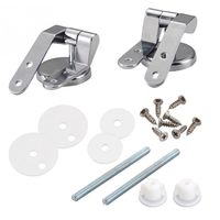 Otros suministros para el baño de baño accesorios de baño de aleación de zinc bisagra de cubierta higiénica con tornillo elfo 230308