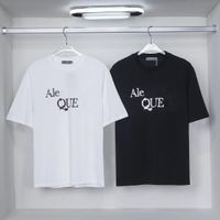 Camisetas para hombres diseñadores camisetas para hombres letra letra estampada camiseta pareja top camisetas