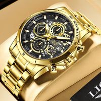Wristwatches LIGE Mens Watches Top Luxury Waterproof Sport W...