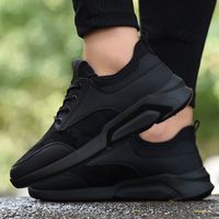 Chaussures habillées Lacet Up Running Walking Sneakers Calssic Black Fashion Jogging Trainers Flat Casual confortable Footwes masculin Homme Chaussure 230308