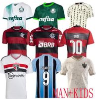 Flamengo Soccer Jerseys Corinthian SC Internacional Sao Paulo 2023 Camisetas de Footb Final Da Palmeiras Atletico Mineiro Gremio Tredje bortskjorta 10 -årsjubileum