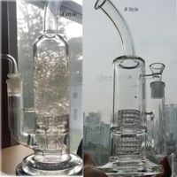 Neue Mobius Matrix Perc Shisha Bong Shisha Recycler Öl Rigs Kopfige Glaswasser Bongs Rauchen Glasrohre einzigartig mit 18 mm Schüssel