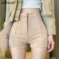 Women S Shorts for Women Slim High Wisting Solid Sexy Autumn Clothing Ropa Mujer Match May Minimalist Casual Elegant Retro 230311