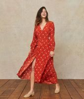 Fancy Dress Женское красное цветочное припечаток