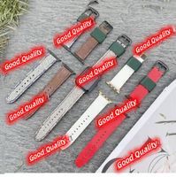 NEU Fashion Designer Watch Gurte 38 40 41 42 44 45 mm für Smart Watches Serie 1 2 3 4 5 6 Hochwertige geprägte Leder -Design -Muster -Bänder Deluxe Wristband Watchbänder