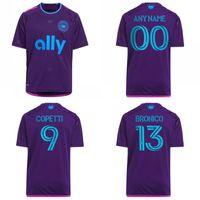 2023 Charlotte FC Soccer Jerseys #13 BRONOO COPETTI GONZALEZ Mens uniforme #8 Westwood Glesnes Swiderski camisa