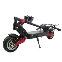 전자 공수 10 인치 듀얼 드라이브 2x1600W 모터 접이식 실외 타기 도로 전기 스쿠터 70km Moped Scooter