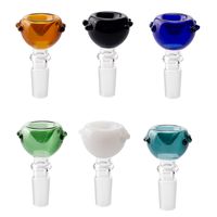 CSYC G001 Smoking Pipe Bowl 14mm 19mm Male Colorful Glass Wa...