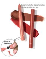 matite per le labbra matite di rossetto non si sbiadiscono facilmente e non tocca la tazza di rossetto a doppio scopo lipliner lipliner